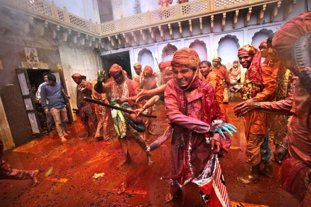 India Lathmar Holy Festival